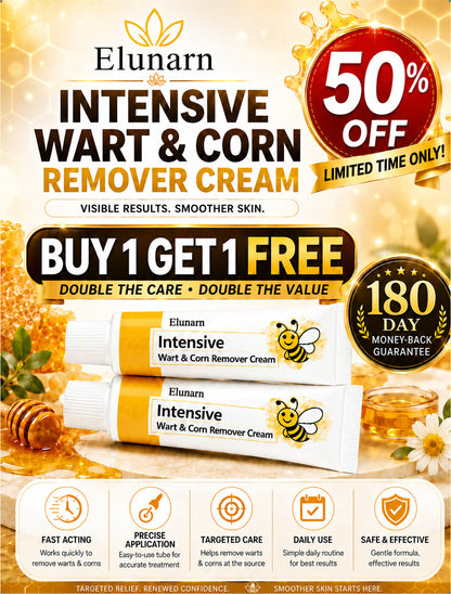 ELUNARN  Intensive Wart & Corn Remover Cream
