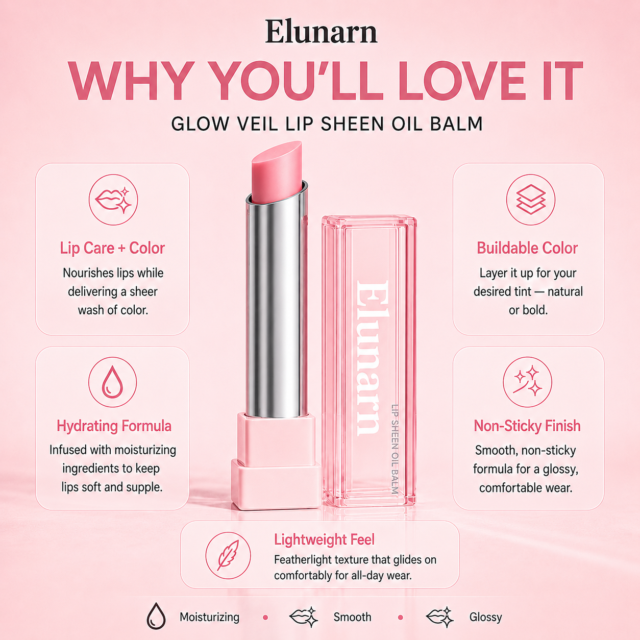 🔥Last Day Buy 1 Get 1 Free|Cotoxapito GLOW VEIL LIP SHEEN OIL BALM