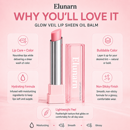 🔥Last Day Buy 1 Get 1 Free|Cotoxapito GLOW VEIL LIP SHEEN OIL BALM